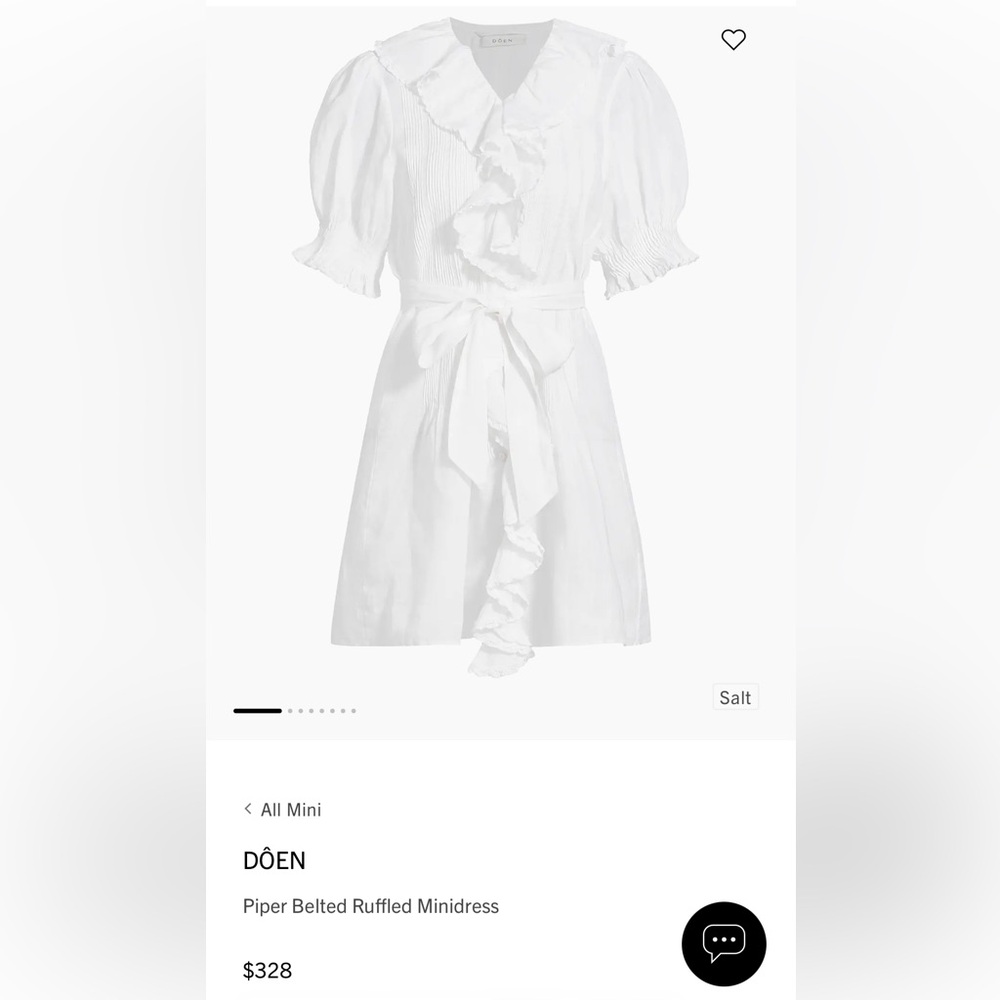 Doen belted piper dress - like new condition